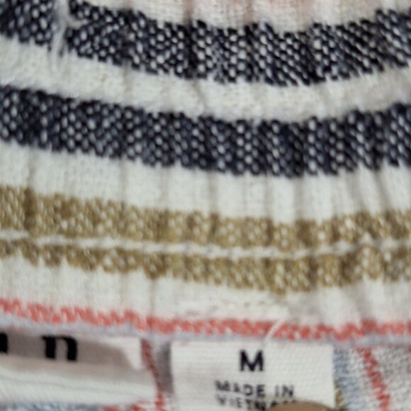 Gap striped drawstring micro shorts size medium - Picture 5 of 8